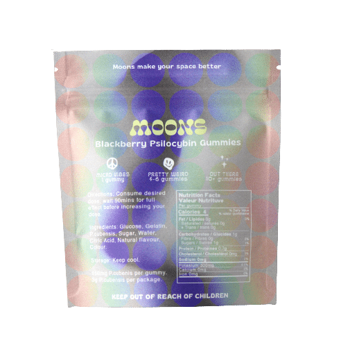 MOONS Psilocybin Gummies – Blackberry (3000mg) - Image 2