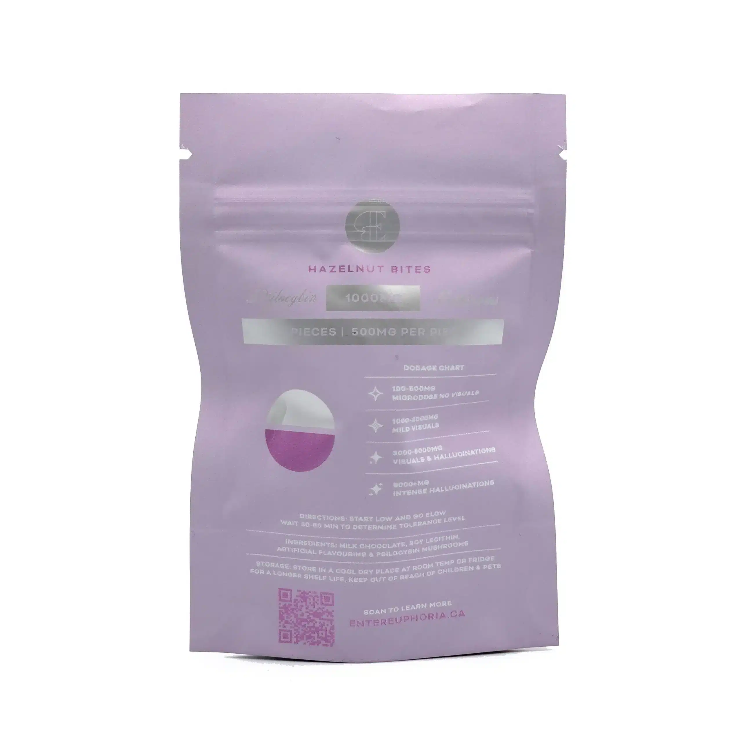 Euphoria Psychedelics – Hazelnut Bites (1000mg) - Image 2