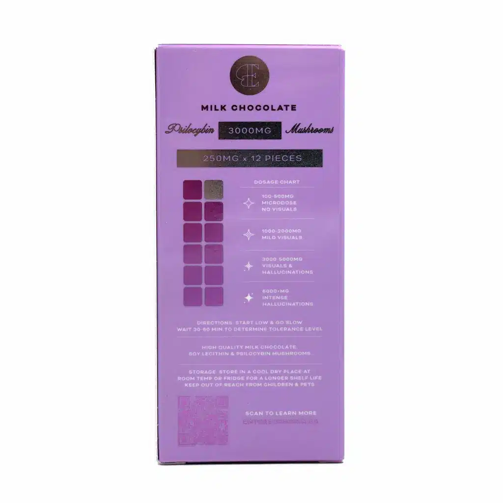 Euphoria Psychedelics – Milk Chocolate 3000mg - Image 2