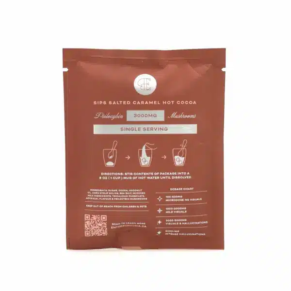 Euphoria Psychedelics – Salted Caramel Hot Cocoa Sips (3000mg) - Image 2