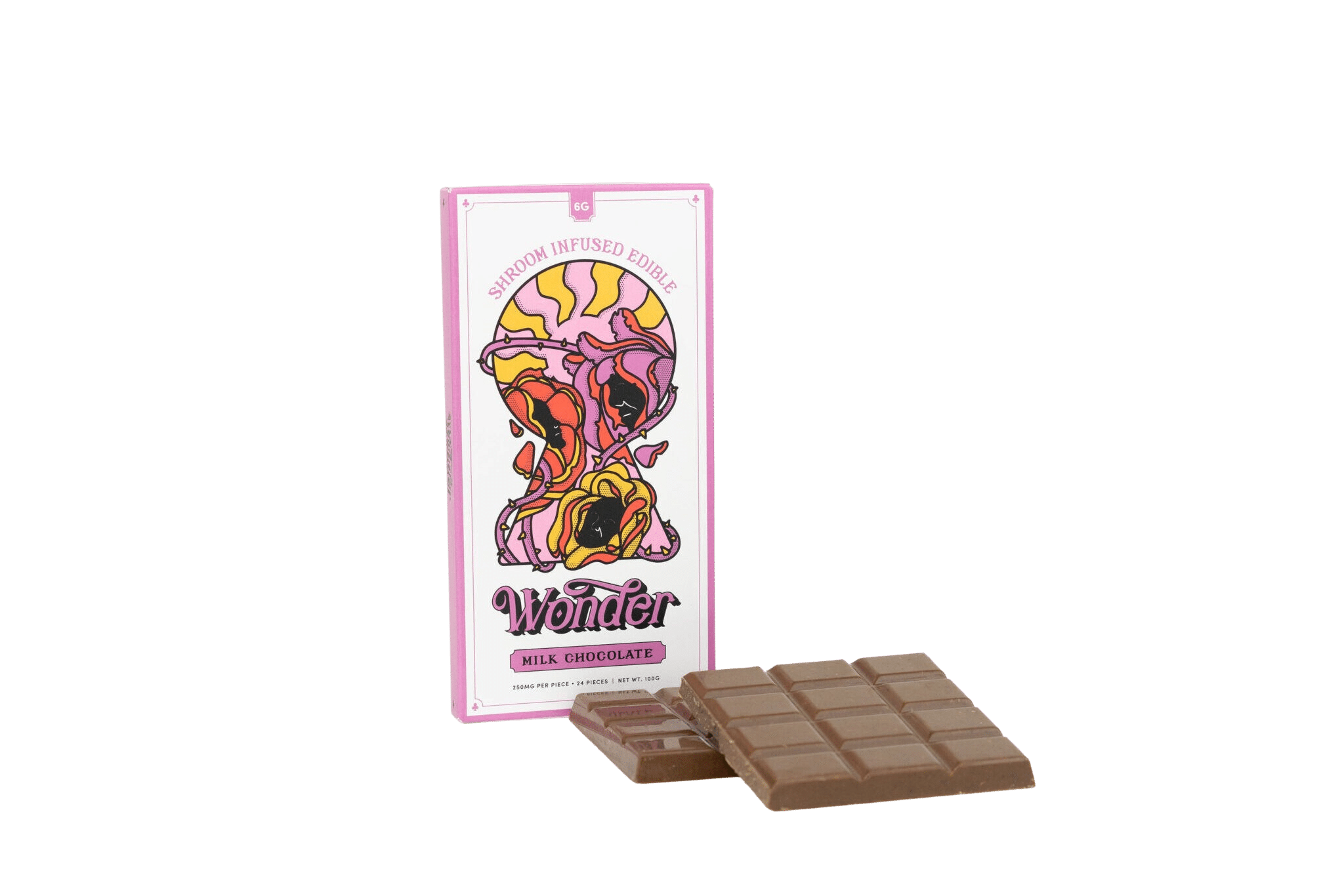 Wonder Psilocybin Chocolate Bar – Milk Chocolate (6000mg)