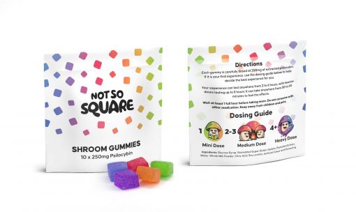 Not So Square – Handcrafted Variety Pack (10 x 250mg Psilocybin Gummies) - Image 3