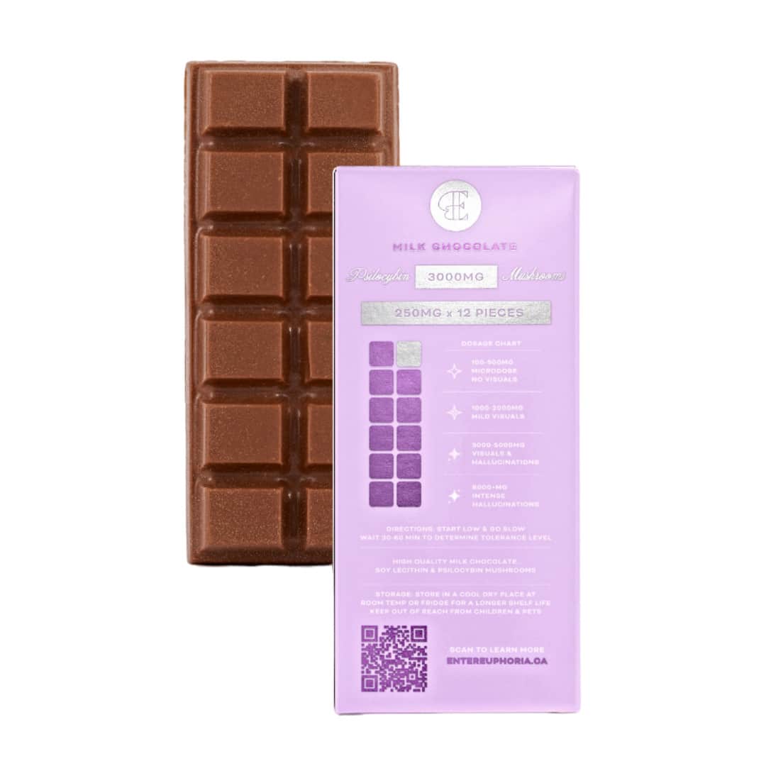 Euphoria Psychedelics – Milk Chocolate (3000mg) - Image 2