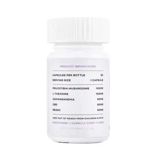Euphoria Psychedelics – Micro Calm Capsules (2000mg) - Image 3