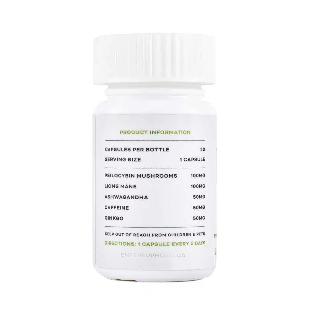 Euphoria Psychedelics – Micro Focus Capsules (2000mg) - Image 2