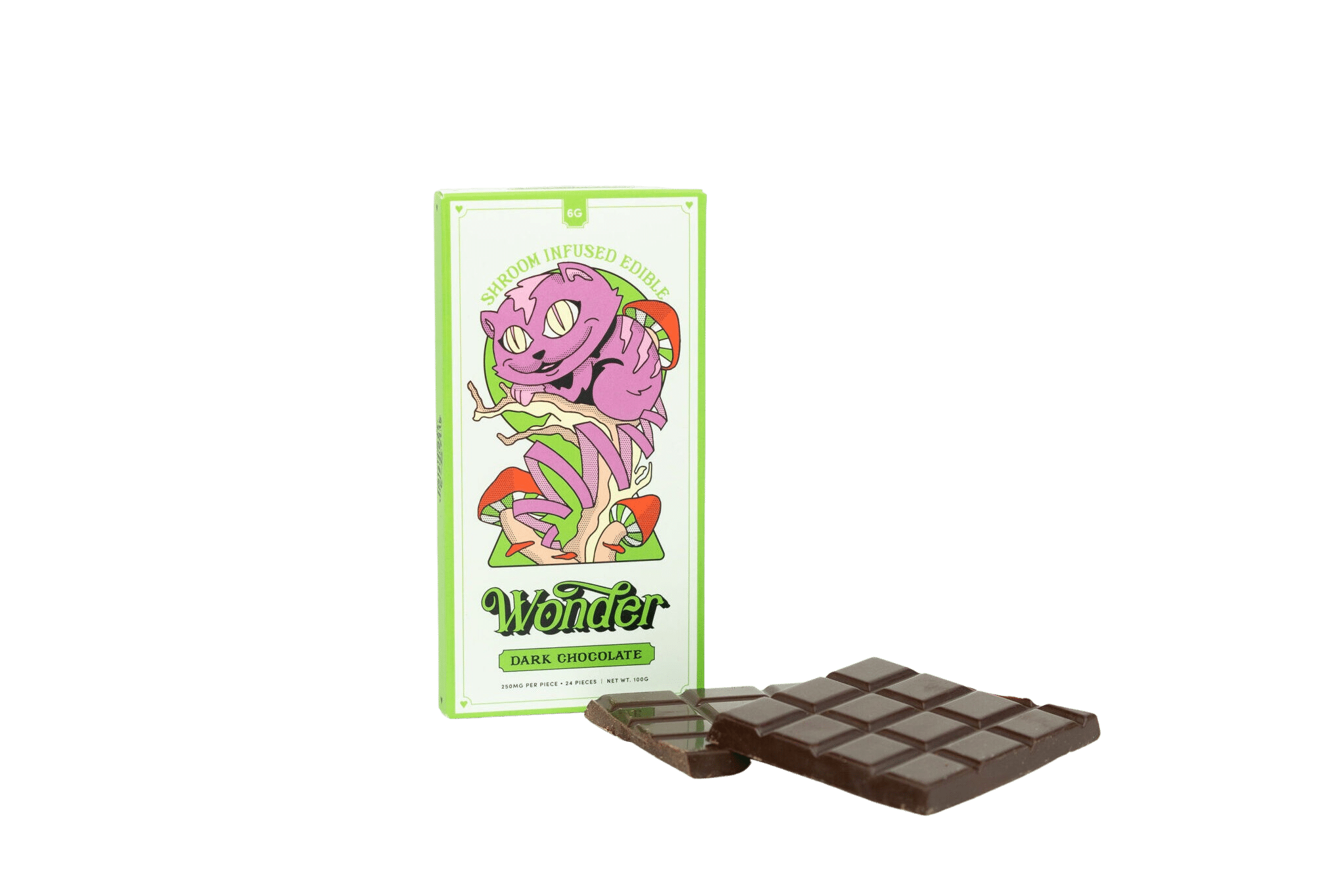 Wonder Psilocybin Chocolate Bar – Dark Chocolate (6000mg)