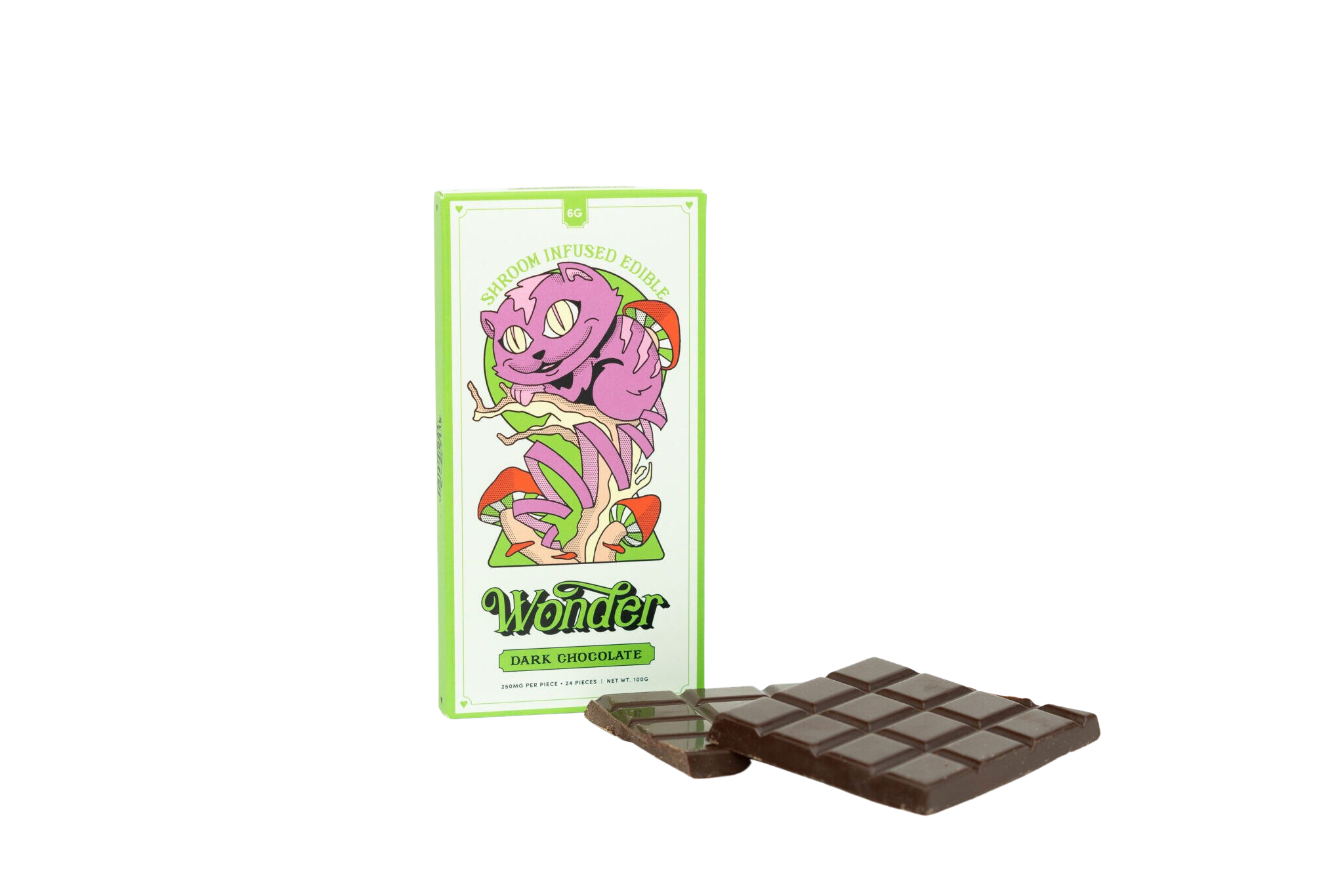 Wonder Psilocybin Chocolate Bar – Dark Chocolate (6000mg) - Get Magic Mushrooms